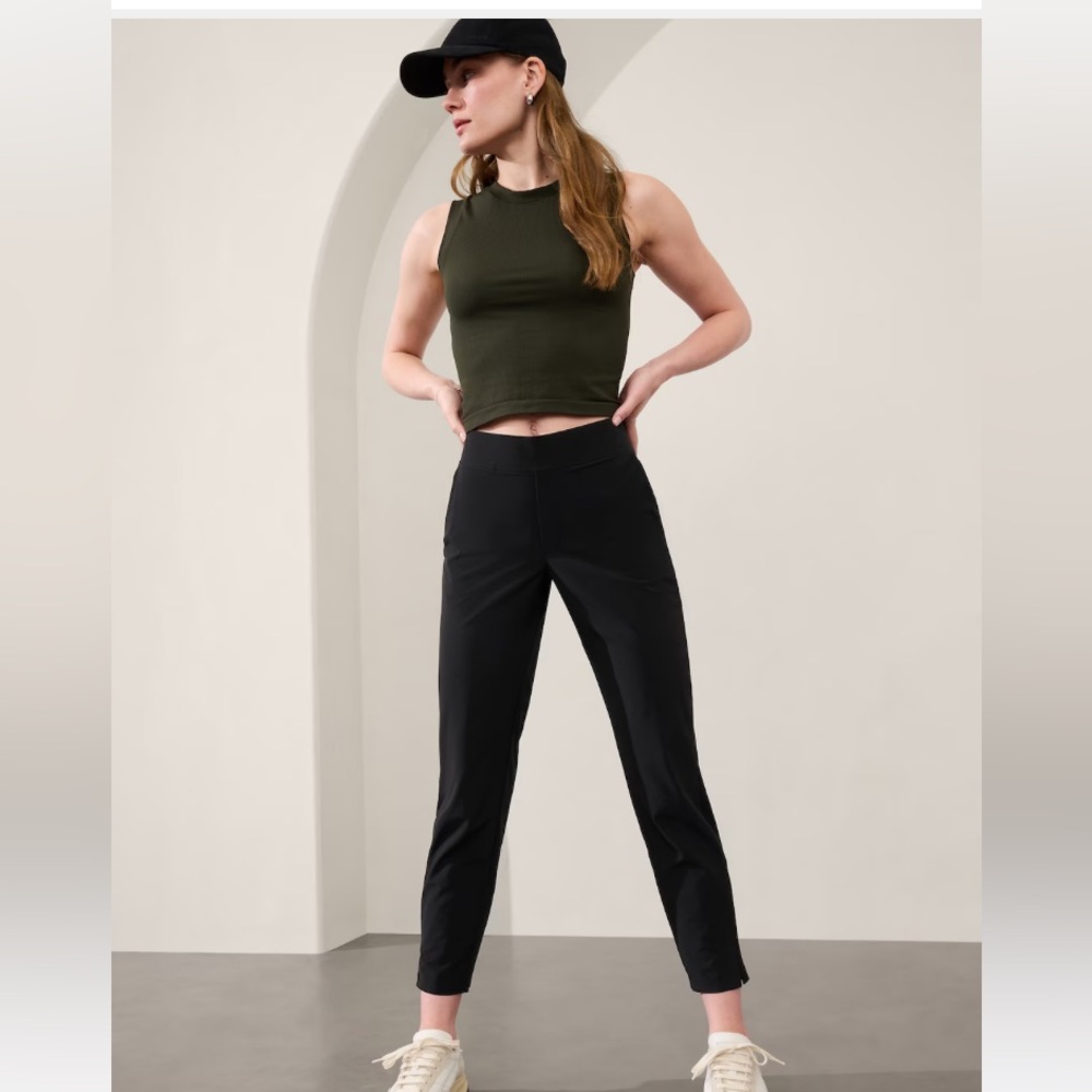 ATHLETA Brooklyn Ankle Pant in Black